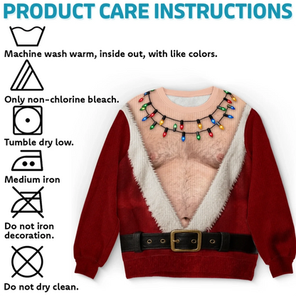 Bare-Chest Sweater