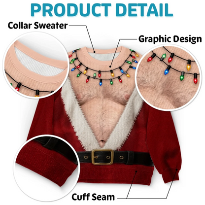 Bare-Chest Sweater