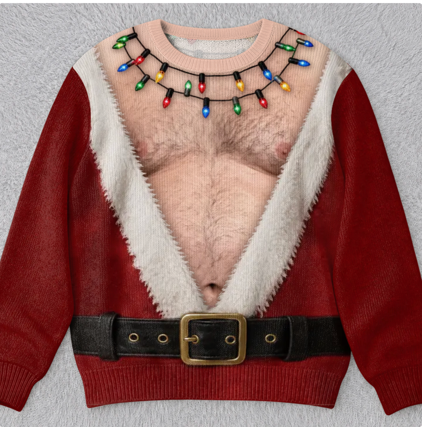 Bare-Chest Sweater