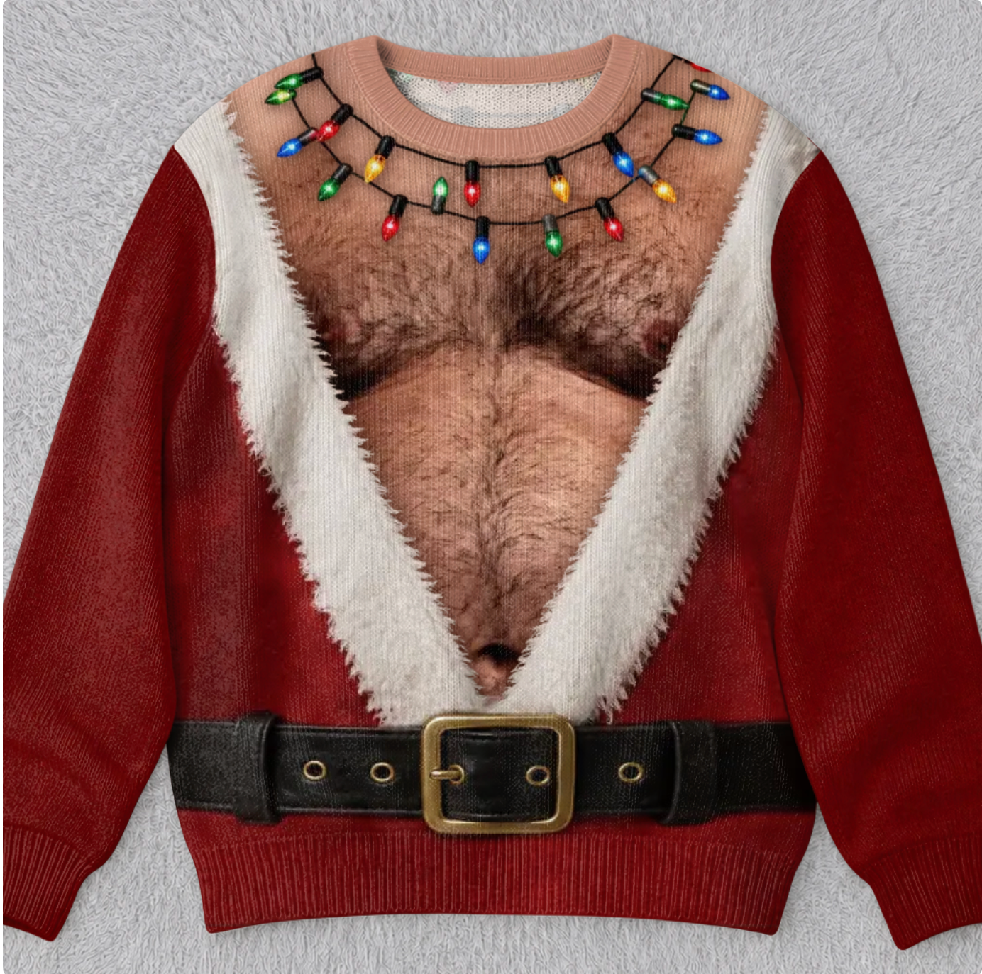 Bare-Chest Sweater
