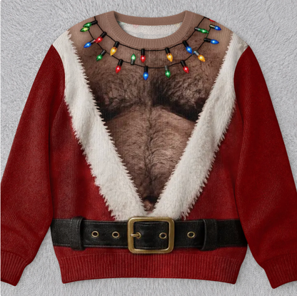 Bare-Chest Sweater